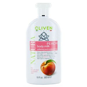 شیر نرم کننده بدن کلیون مدل peach body milk حجم 300 میلی لیتر
