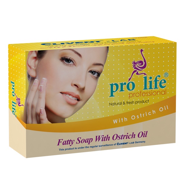 صابون شتر مرغ پرو لایف مدل natural حجم 100 گرم