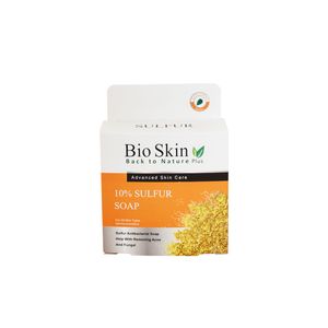 صابون ضد باکتری بایواسکین مدل sulfur وزن 100 گرم
