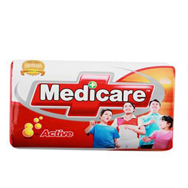 صابون ضد باکتری مدیکر مدل active وزن 85 گرم