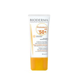 ضد آفتاب رنگی بیودرما مدل photoderm ar spf +50 حجم 30 میلی لیتر