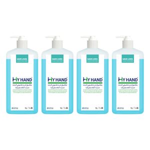 ضد عفونی کننده شرکت رضاراد مدل my hand حجم 1000 میلی لیتر بسته 4 عددی