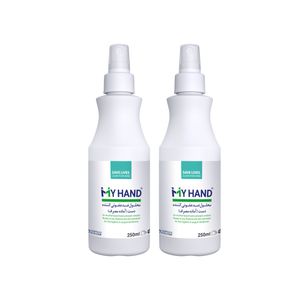 ضد عفونی کننده شرکت رضاراد مدل my hand حجم 250 میلی لیتر بسته 2 عددی