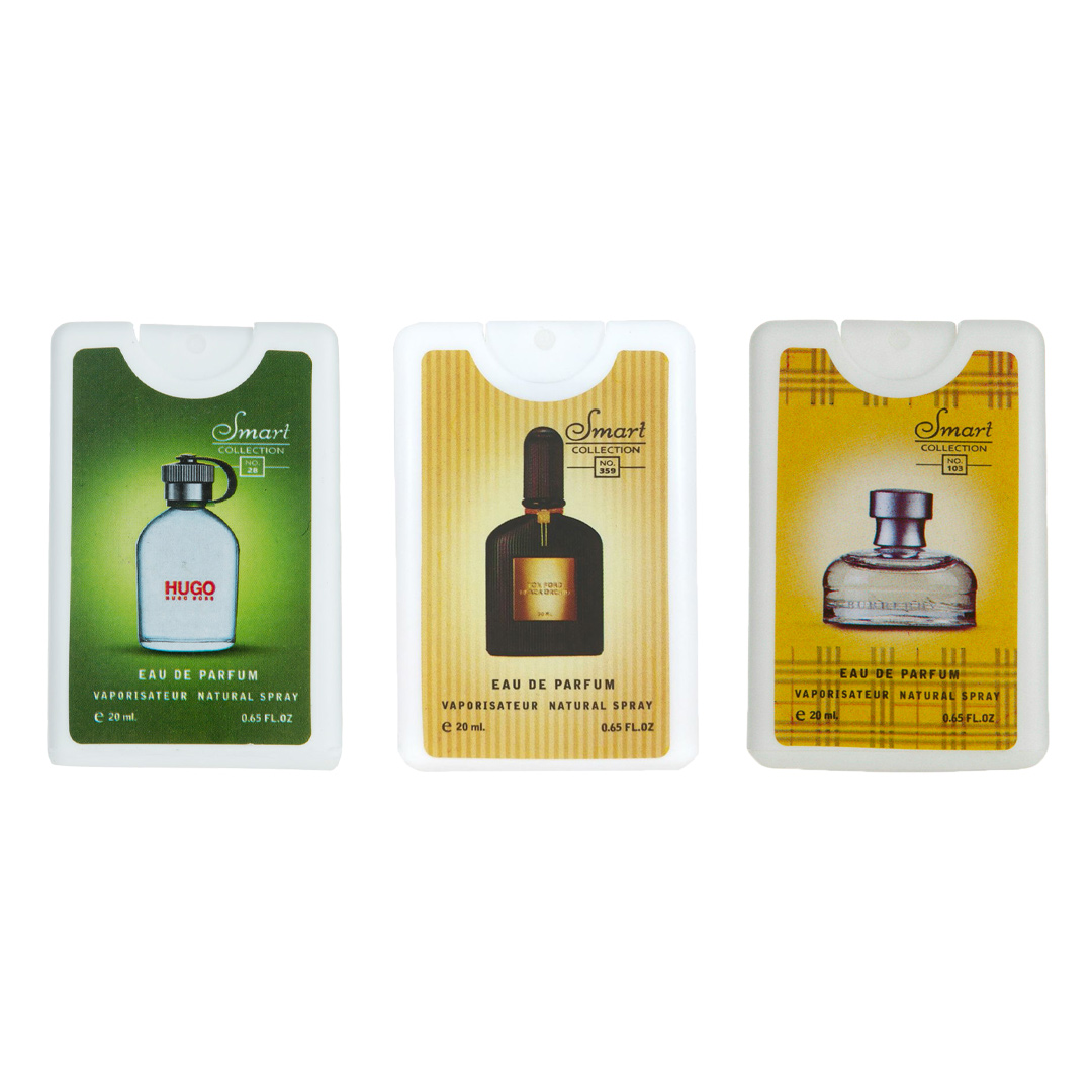 عطر جیبی اسمارت کالکشن مدل تام فورد هوگو ویکند حجم 20 میلی لیتر بسته سه عددی