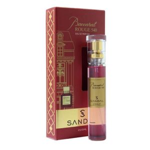 عطر جیبی زنانه صندل مدل baccarat rouge 540 حجم 25 میلی لیتر