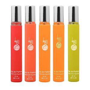 عطر جیبی زنانه دکلت مدل sunny حجم 20 میلی لیتر مجموعه 5 عددی