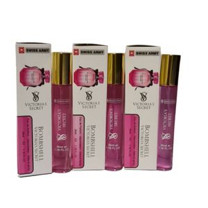 عطر جیبی زنانه سوئیس آرمی مدل bombshell حجم 35 میلی لیتر مجموعه 3 عددی