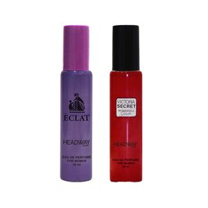 عطر جیبی زنانه هدوی استوری مدل لانوین اکلت و ویکتوریا سکرت سداکشن حجم 30 میلی لیتر مجموعه 2 عددی