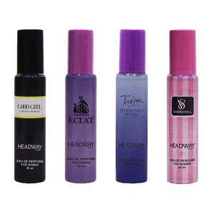 عطر جیبی زنانه هدوی استوری مدل لیدی حجم 30 میلی لیتر مجموعه 4 عددی