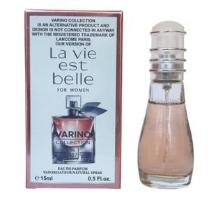 عطر جیبی زنانه وارینو مدل la vie est bele حجم 15 میلی لیتر