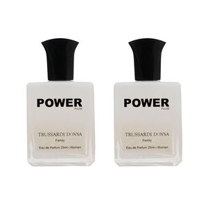 عطر جیبی زنانه پاور پالس مدل trussardi donna حجم 25 میلی لیتر بسته 2 عددی