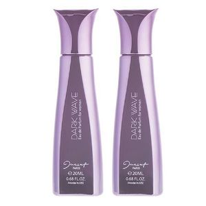 عطر جیبی زنانه ژک ساف مدل dark wave حجم 20 میلی لیتر بسته 2 عددی