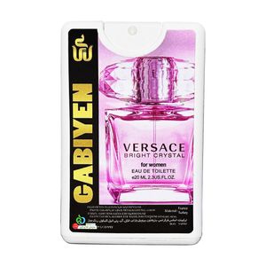 عطر جیبی زنانه گابی ین مدل versace bright crystal حجم 20 میلی لیتر