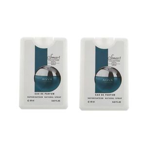 عطر جیبی مردانه اسمارت کالکشن مدل aqua حجم 20 میلی لیتر مجموعه 2 عددی