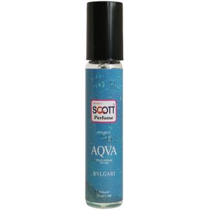 عطر جیبی مردانه اسکاتس مدل bvlgari aqva حجم 25 میلی لیتر