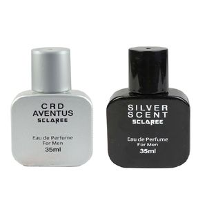 عطر جیبی مردانه اسکلاره مدل crd aventus حجم 35 میلی لیتر به همراه عطر جیبی مردانه مدل silver scent