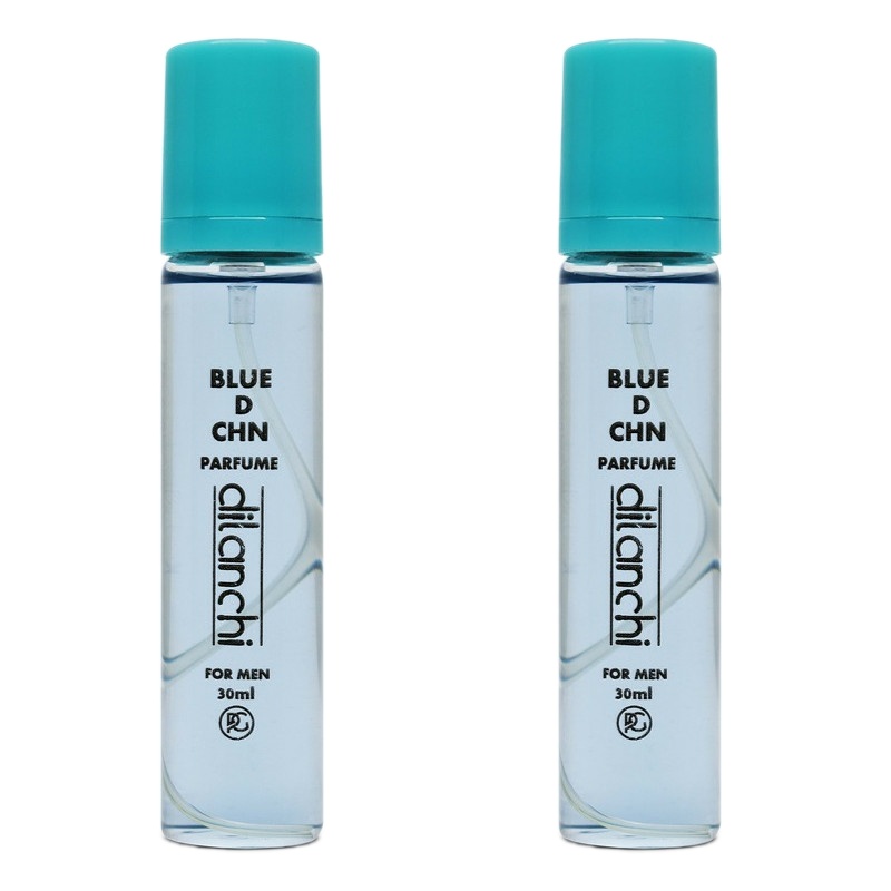 عطر جیبی مردانه دیلانچی مدل bleu de chanel حجم 30 میلی لیتر بسته دو عددی