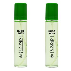 عطر جیبی مردانه دیلانچی مدل hugo boss حجم 30 میلی لیتر بسته دو عددی