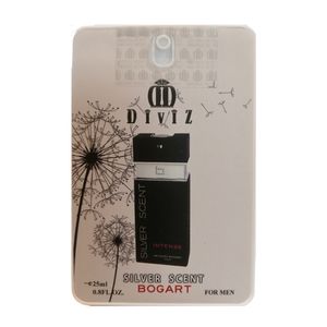 عطر جیبی مردانه دیوایز مدل silver scent bogart حجم 25 میلی لیتر