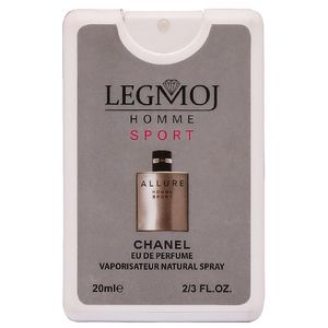 عطر جیبی مردانه لگموج مدل chanel allure homme sport حجم 20 میلی لیتر