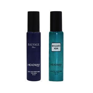 عطر جیبی مردانه هدوی استوری مدل دیور ساواج و آکوا بولگاری حجم 30 میلی لیتر مجموعه 2 عددی