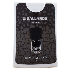عطر جیبی گالاردو مدل black afgano حجم 25 میلی لیتر