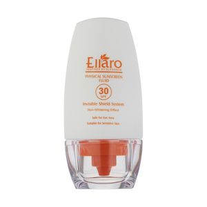 فلوئید ضد آفتاب بی رنگ الارو spf30 مدل non whitening مناسب پوست های حساس حجم 50 میلی لیتر