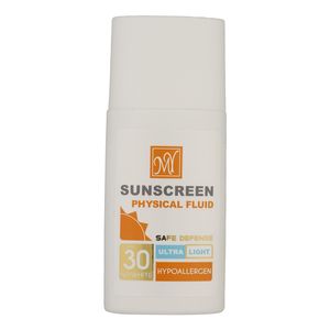 فلوئید ضد آفتاب بی رنگ مای +spf30 مدل hypoallergen مناسب انوع پوست حجم 50 میلی لیتر