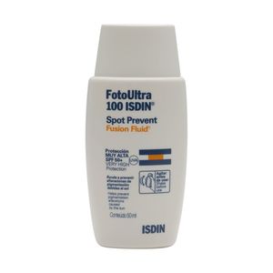 فلویید ضد آفتاب ایزدین مدل spot prevent fusion fluid spf 50 حجم 50 میلی لیتر