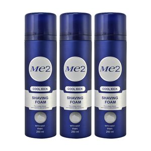 فوم اصلاح می تو مدل cool3 حجم 250 میلی لیتر مجموعه 3 عددی