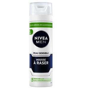 فوم اصلاح نیوآ مدل peau sensible mousse حجم 200 میلی لیتر