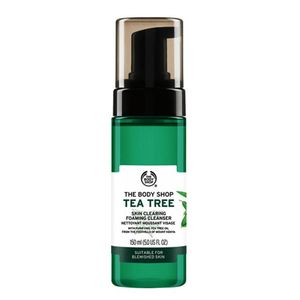 فوم شستشو صورت بادی شاپ مدل tea tree حجم 150 میلی لیتر