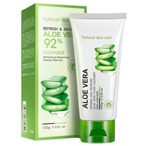 فوم شستشو صورت بایو آکوا مدل aloe vera وزن 100 گرم