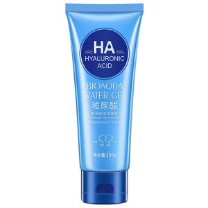 فوم شستشو صورت بایو آکوا مدل hyaluronic acid حجم 100 میلی لیتر