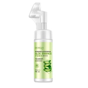 فوم شستشو صورت بایوآکوا مدل aloe essence حجم 120 میلی لیتر