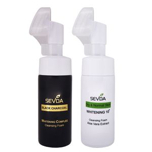 فوم شستشو صورت سودا مدل aloe vera and black charcoal حجم 150 میلی لیتر