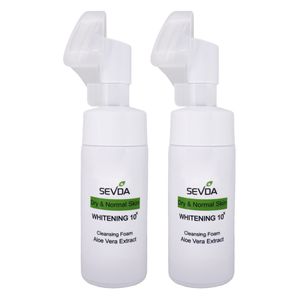 فوم شستشو صورت سودا مدل aloe vera حجم 150 میلی لیتر مجموعه 2 عددی
