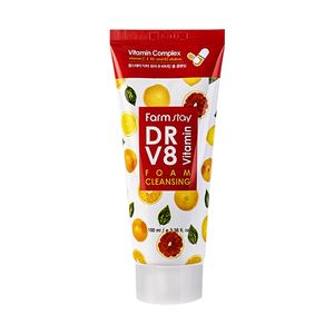 فوم شستشو صورت فارم استی مدل dr.v8 vitamin حجم 100میلی لیتر