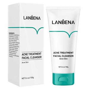 فوم شستشو صورت لنبنا مدل acne وزن 100 گرم