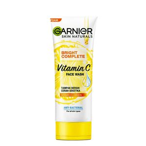 فوم شستشو صورت گارنیه مدل vitamin c حجم 100 میلی لیتر
