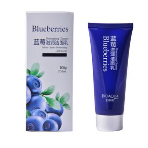 فوم پاک کننده صورت بایو آکوا مدل blueberrries حجم 100 میلی لیتر