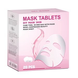 قرص ماسک ورقه ای صورت تابلتس مدل tablets بسته 20 عددی