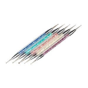 قلم طراحی ناخن مدل ndt02 مجموعه 5 عددی