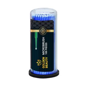 قلم میکروبراش ناخن و مژه گلدن بیوتی مدل m1 بسته 100 عددی