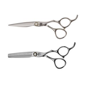 قیچی آرایشگری تیتان مدل tc60 مجموعه 2 عددی