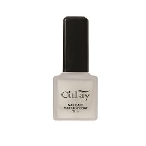 لاک تقویت کننده ناخن سیترای مدل matt top coat شماره 012