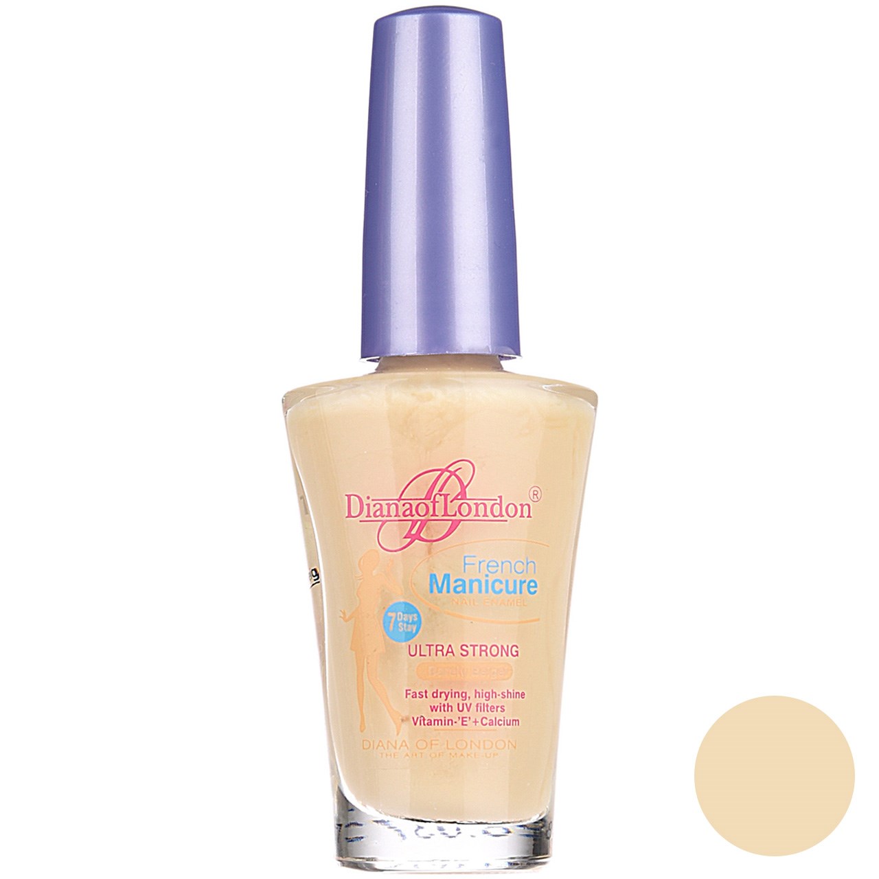 لاک ناخن دایانا آف لاندن سری french manicure مدل barely beige