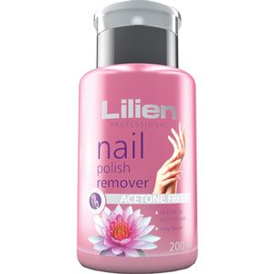لاک پاک کن لیلین مدل acetone free water lily حجم 200 میلی لیتر