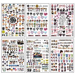 لنز ناخن طرح کی پاپ کد k pop2 662 مجموعه 6 عددی