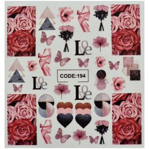 لنز ناخن مدل code194